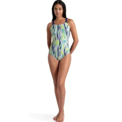 Arena Zebra Stripes Womens Swimsuit - Pro Back