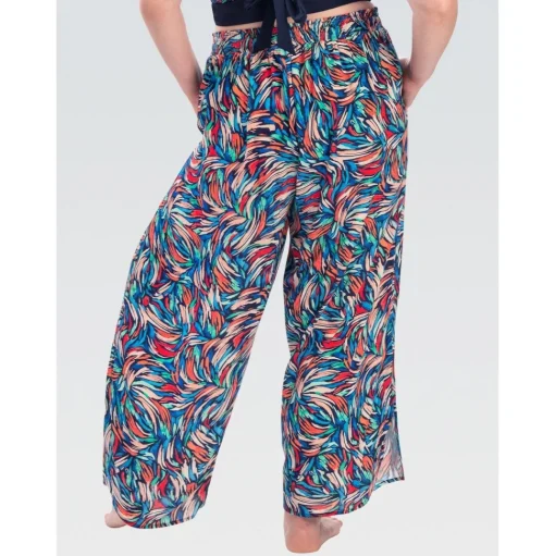 Dolfin Bliss Printed Palazzo Pant Cover Up