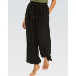 Dolfin Solid Palazzo Pant Cover Up