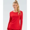 Dolfin Women's Crew Neck Long Sleeve Rash Guard