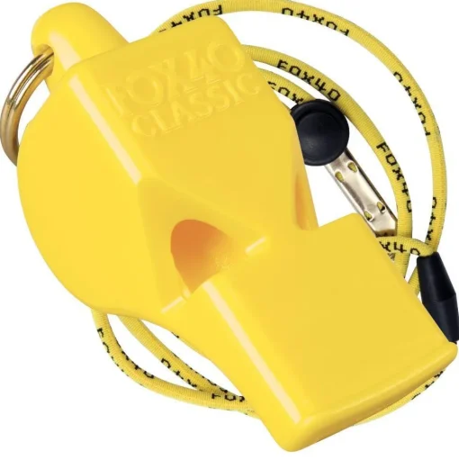 Fox 40 Classic Safety Whistle w/ Lanyard