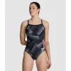 Halftone Light Drop Back One Piece