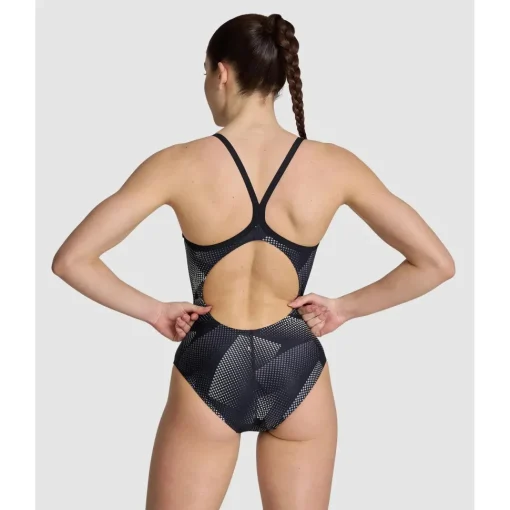 Halftone Light Drop Back One Piece