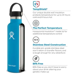 Hydro Flask 24oz Standard Mouth Bottle w/ Flex Cap