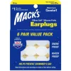 Mack's Pillow Soft Silicone Putty Earplugs - 6 Pair