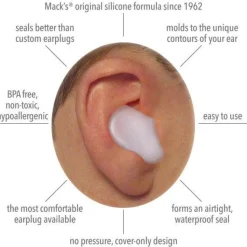 Mack's Pillow Soft Silicone Putty Earplugs - 2 Pair