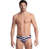 Multi Stripes Swim Briefs