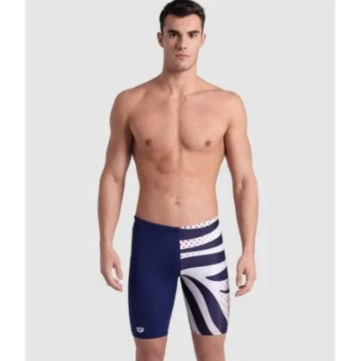 Multi Stripes Swim Jammer
