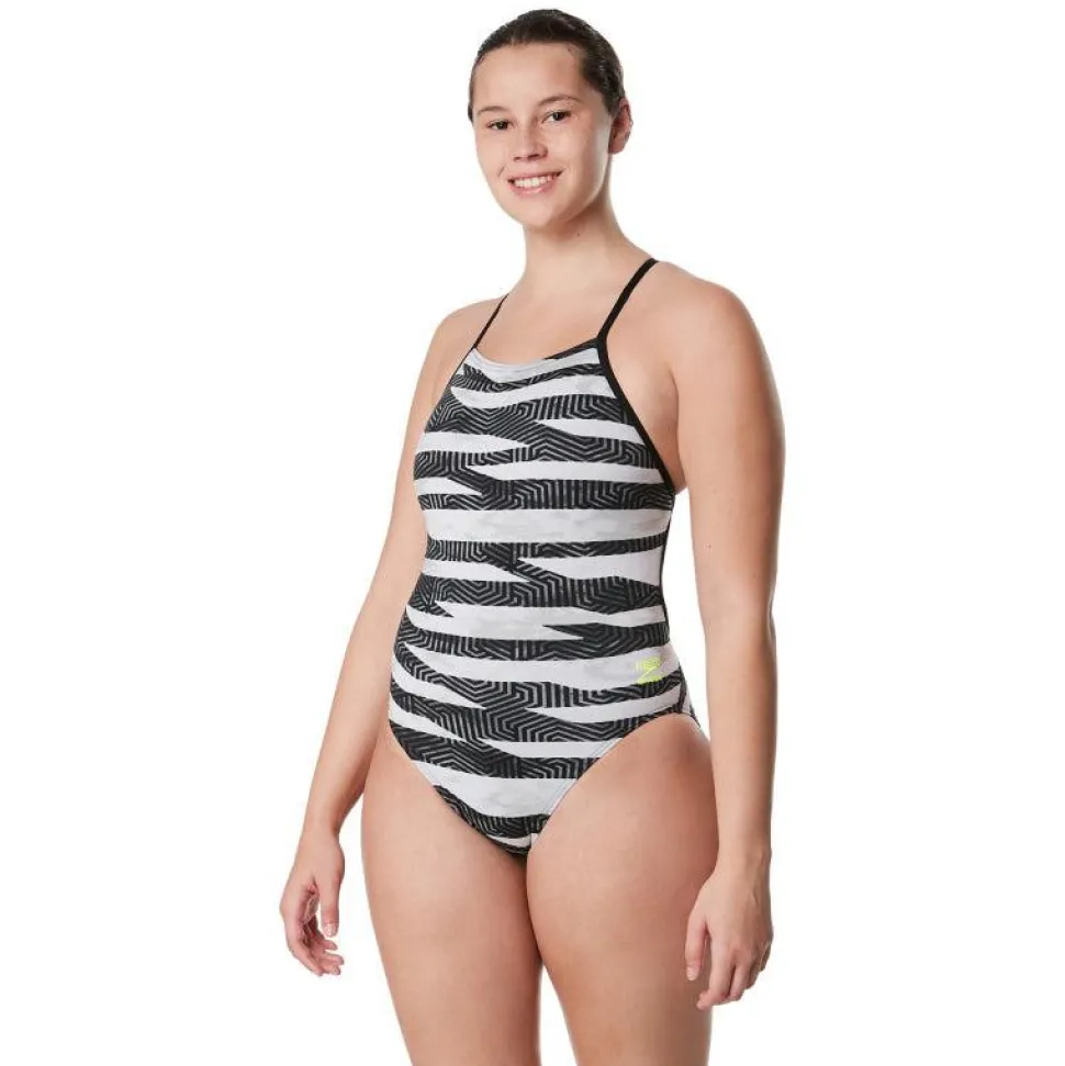 Speedo Contort Stripes Crossback