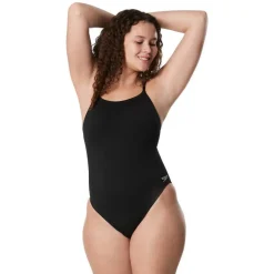Speedo Solid Strappy Fixed Back